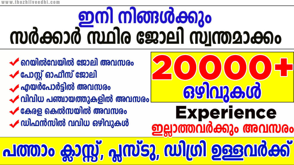 Latest Govt Jobs 2023 March Month Malayalam